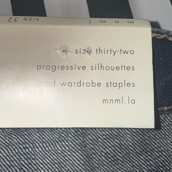 NWT Men’s mnml Ultra Baggy Distressed Denim jeans size 32 - Picture 8 of 12